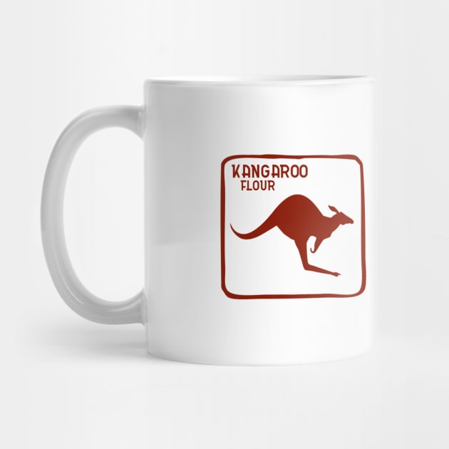 Kangaroo Dingo Flour Australia Souvenir by Closeddoor